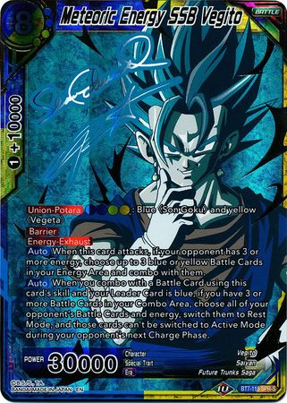 Meteoric Energy SSB Vegito (SPR Signature) (BT7-118) [Assault of the Saiyans] | Tables and Towers