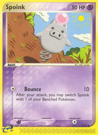 Spoink (73/97) [EX: Dragon] | Tables and Towers