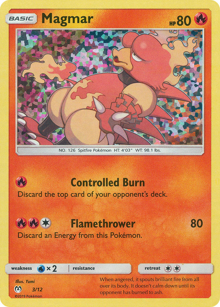 Magmar (3/12) [McDonald's Promos: 2019 Collection] | Tables and Towers