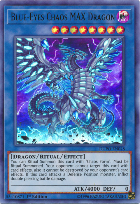 Blue-Eyes Chaos MAX Dragon [DUPO-EN048] Ultra Rare | Tables and Towers