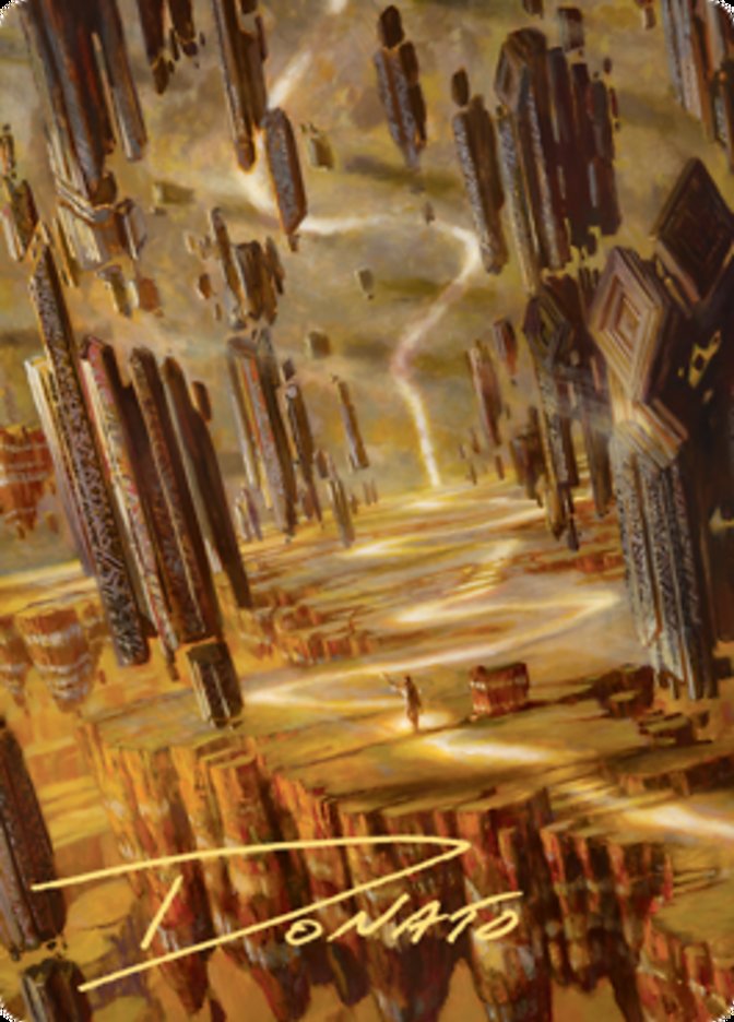 Brightclimb Pathway Art Card (Gold-Stamped Signature) [Zendikar Rising Art Series] | Tables and Towers