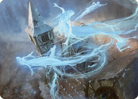 Hallowed Haunting Art Card [Innistrad: Crimson Vow Art Series] | Tables and Towers