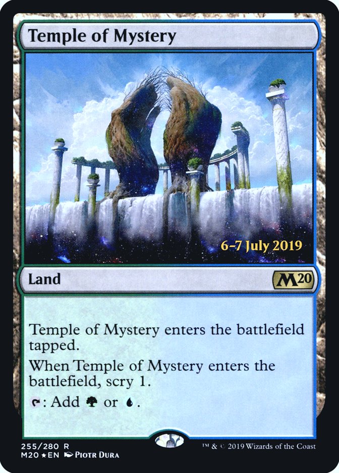 Temple of Mystery [Core Set 2020 Prerelease Promos] | Tables and Towers