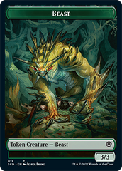 Beast // Beast Double-Sided Token [Starter Commander Decks] | Tables and Towers