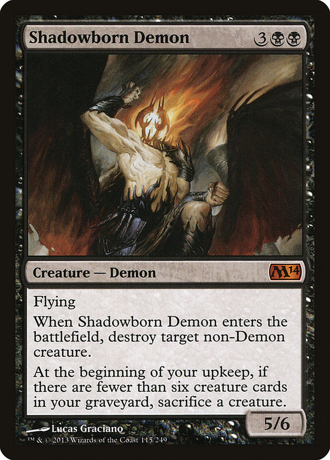 Shadowborn Demon [Magic 2014] | Tables and Towers