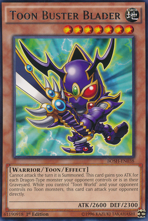 Toon Buster Blader [BOSH-EN038] Rare | Tables and Towers