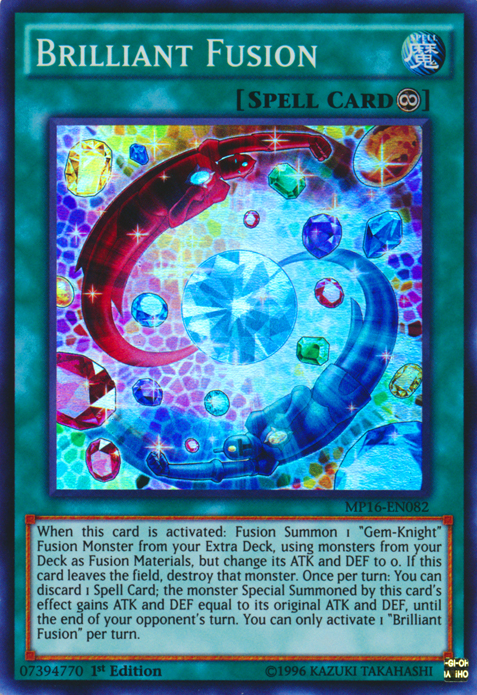 Brilliant Fusion [MP16-EN082] Super Rare | Tables and Towers