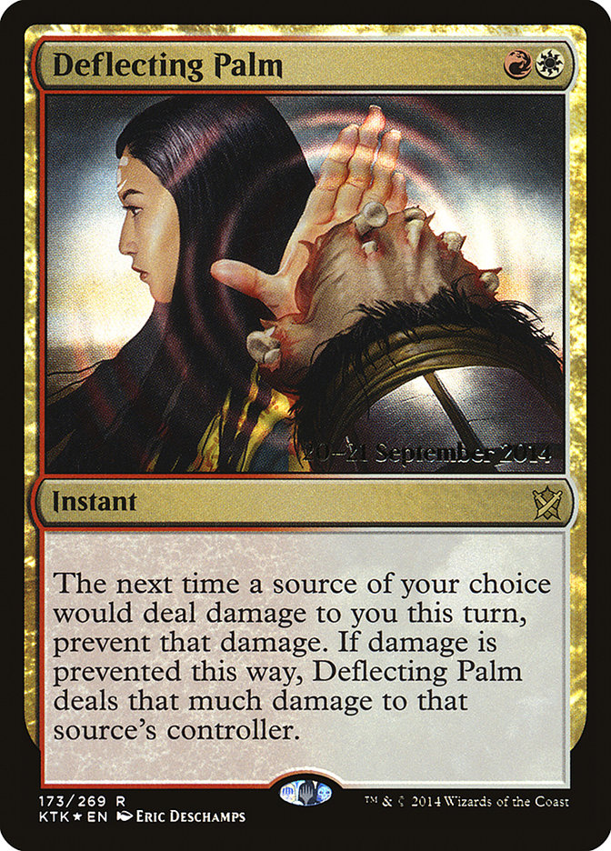 Deflecting Palm [Khans of Tarkir Prerelease Promos] | Tables and Towers