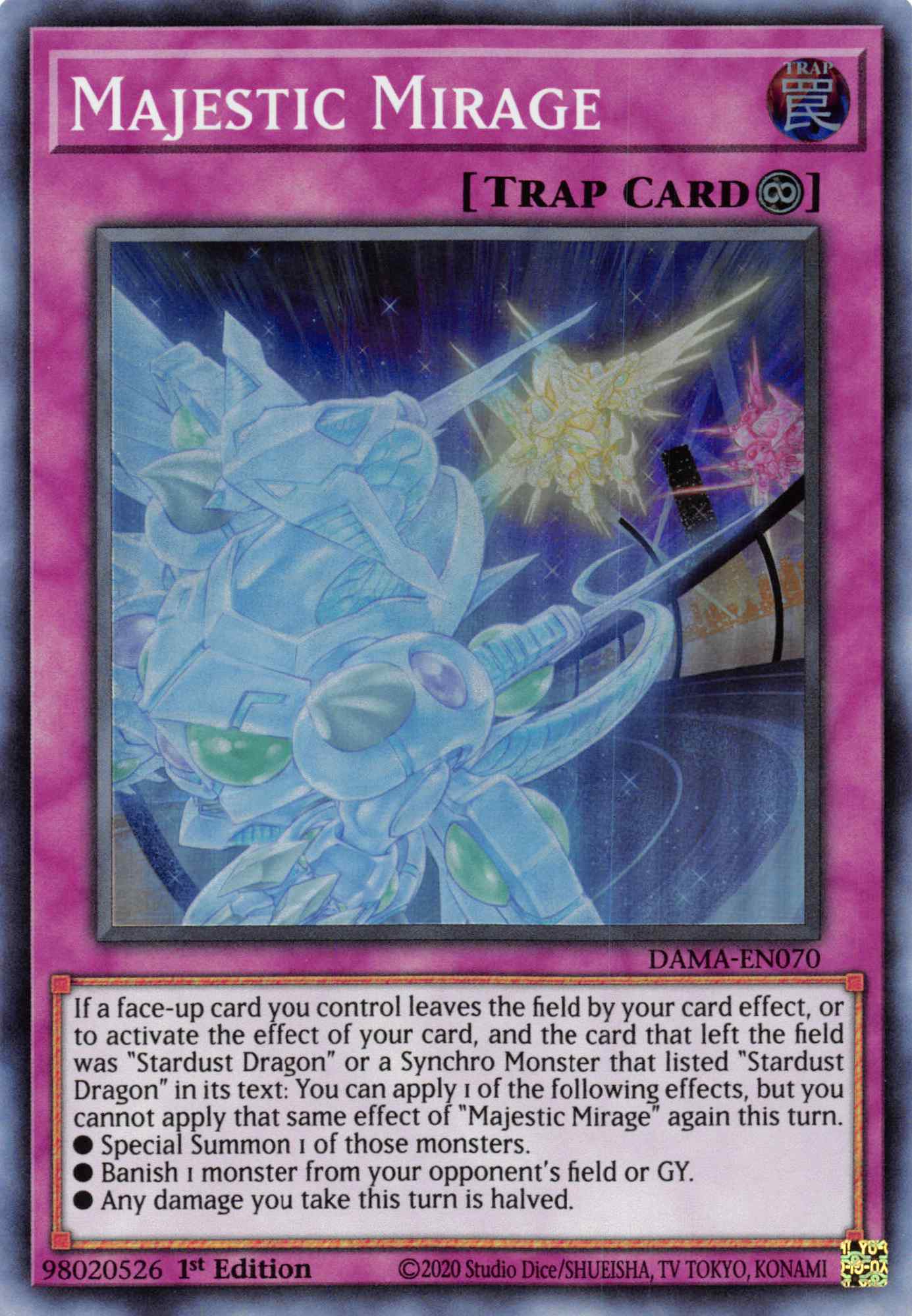 Majestic Mirage [DAMA-EN070] Super Rare | Tables and Towers