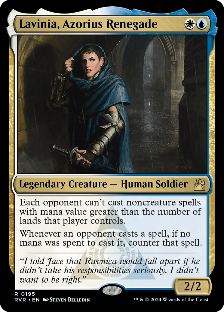 Lavinia, Azorius Renegade [Ravnica Remastered] | Tables and Towers