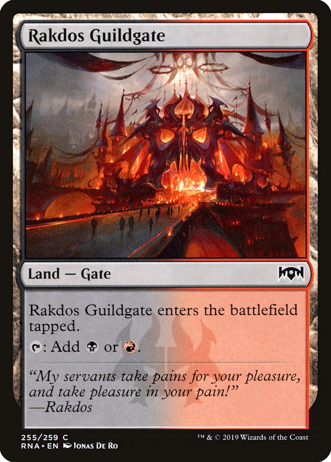 Rakdos Guildgate (255/259) [Ravnica Allegiance] | Tables and Towers