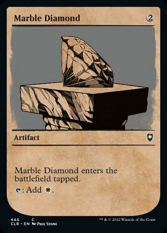 Marble Diamond (Showcase) [Commander Legends: Battle for Baldur's Gate] | Tables and Towers