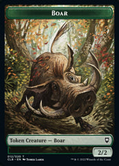 Boar // Ogre Double-Sided Token [Commander Legends: Battle for Baldur's Gate Tokens] | Tables and Towers