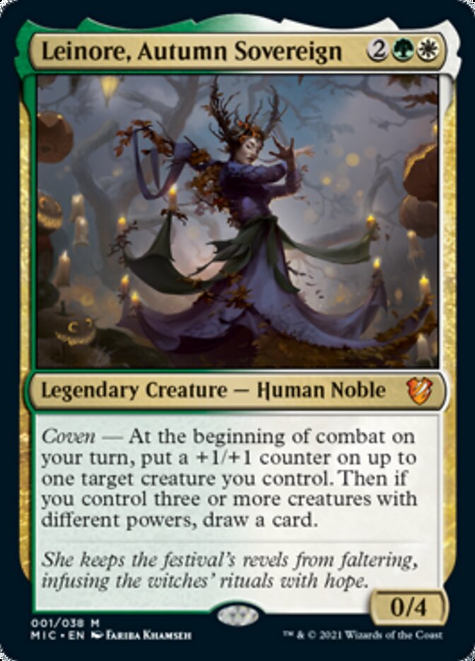 Leinore, Autumn Sovereign (Display Commander) [Innistrad: Midnight Hunt Commander] | Tables and Towers