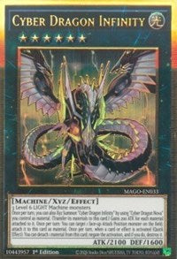 Cyber Dragon Infinity [MAGO-EN033] Gold Rare | Tables and Towers