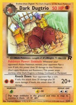 Dark Dugtrio (23/82) [Team Rocket Unlimited] | Tables and Towers