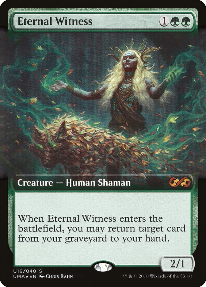 Eternal Witness (Topper) [Ultimate Masters Box Topper] | Tables and Towers