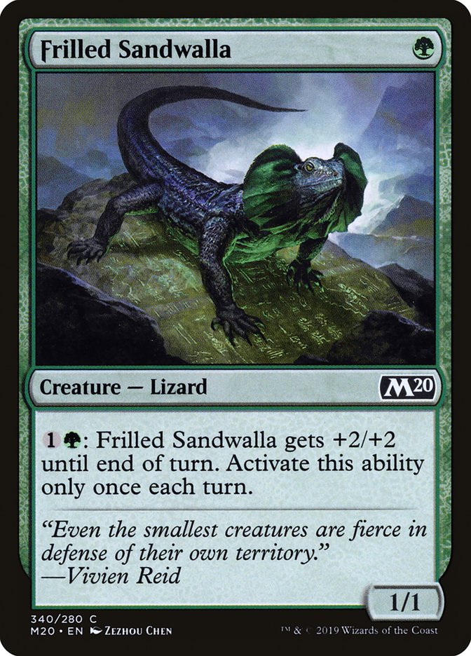 Frilled Sandwalla [Core Set 2020] | Tables and Towers