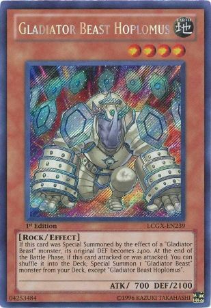 Gladiator Beast Hoplomus [LCGX-EN239] Secret Rare | Tables and Towers