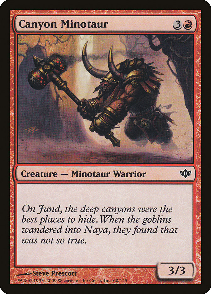 Canyon Minotaur [Conflux] | Tables and Towers