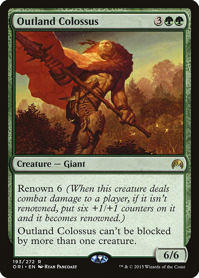 Outland Colossus [Magic Origins] | Tables and Towers