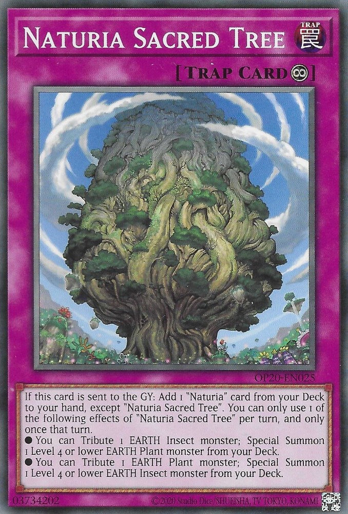 Naturia Sacred Tree [OP20-EN025] Common | Tables and Towers