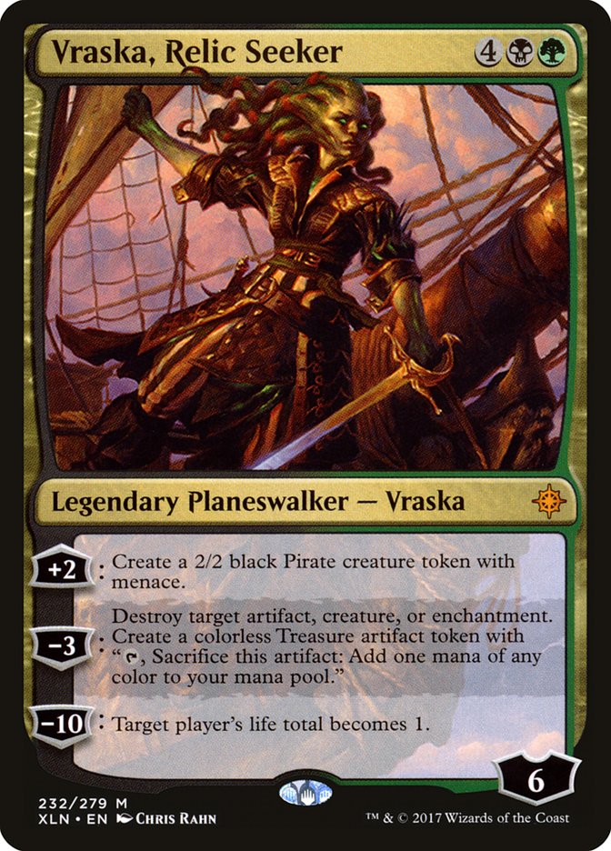 Vraska, Relic Seeker [Ixalan] | Tables and Towers