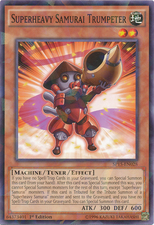 Superheavy Samurai Trumpeter [SP15-EN028] Shatterfoil Rare | Tables and Towers