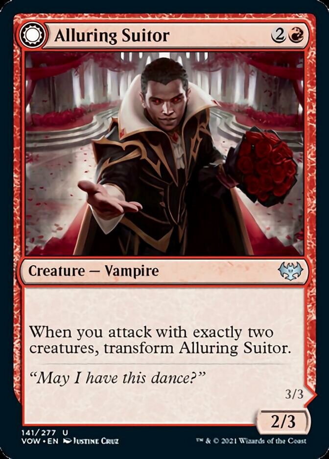 Alluring Suitor // Deadly Dancer [Innistrad: Crimson Vow] | Tables and Towers