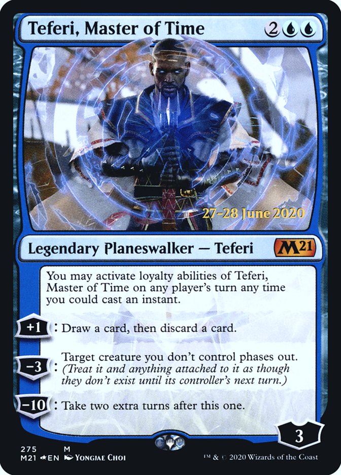 Teferi, Master of Time [Core Set 2021 Prerelease Promos] | Tables and Towers