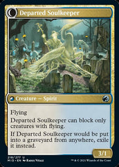 Devoted Grafkeeper // Departed Soulkeeper [Innistrad: Midnight Hunt] | Tables and Towers