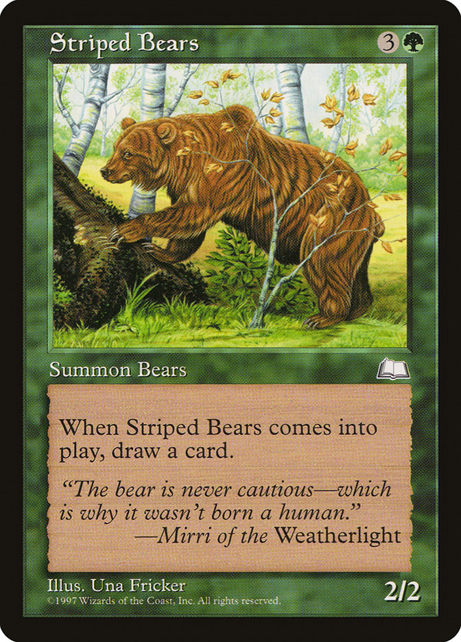 Striped Bears [Weatherlight] | Tables and Towers