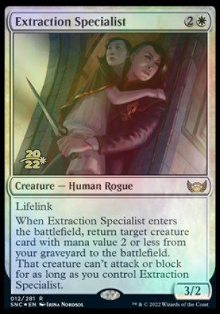 Extraction Specialist [Streets of New Capenna Prerelease Promos] | Tables and Towers