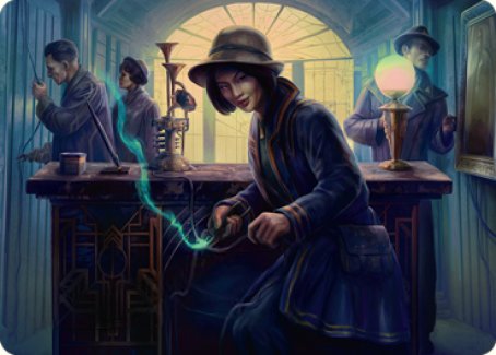 Wiretapping Art Card [Streets of New Capenna Art Series] | Tables and Towers