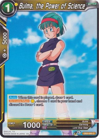 Bulma, the Power of Science (DB3-090) [Giant Force] | Tables and Towers