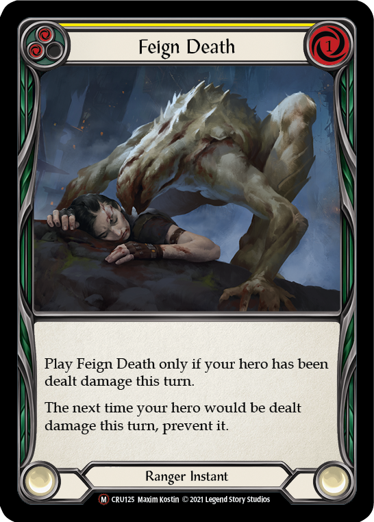 Feign Death [U-CRU125] (Crucible of War Unlimited)  Unlimited Rainbow Foil | Tables and Towers