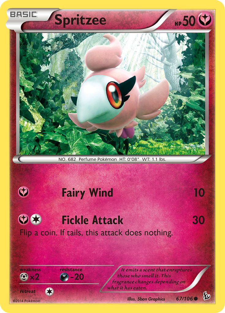 Spritzee (67/106) [XY: Flashfire] | Tables and Towers