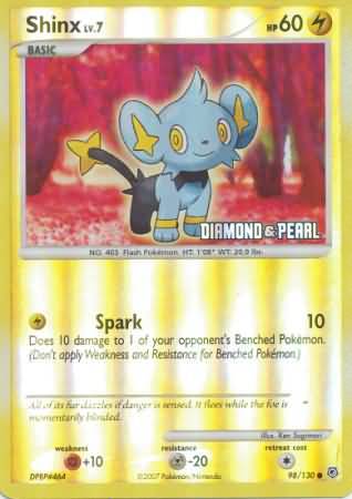 Shinx (98/130) [Burger King Promos: 2008 Collection] | Tables and Towers