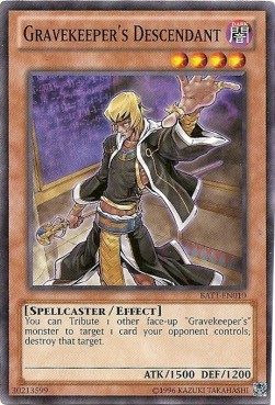 Gravekeeper's Descendant [BATT-EN010] Starfoil Rare | Tables and Towers