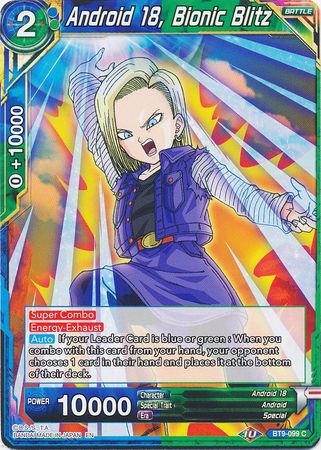 Android 18, Bionic Blitz (BT9-099) [Universal Onslaught] | Tables and Towers