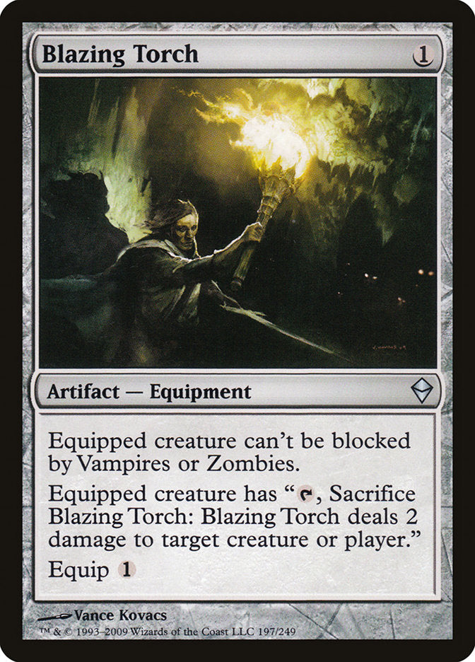 Blazing Torch [Zendikar] | Tables and Towers