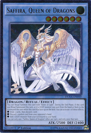 Saffira, Queen of Dragons (UTR) [DUEA-EN050] Ultimate Rare | Tables and Towers