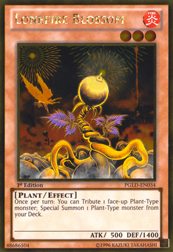 Lonefire Blossom [PGLD-EN034] Gold Rare | Tables and Towers