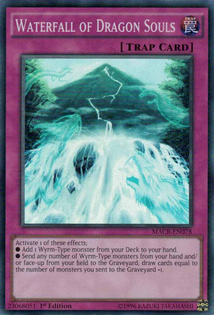 Waterfall of Dragon Souls [MACR-EN078] Super Rare | Tables and Towers