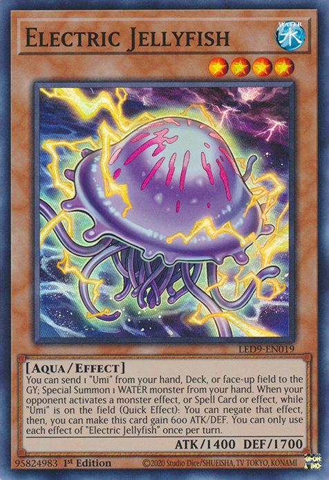 Electric Jellyfish [LED9-EN019] Super Rare | Tables and Towers