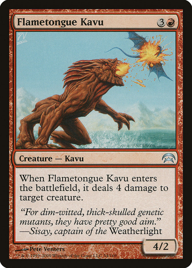 Flametongue Kavu [Planechase] | Tables and Towers