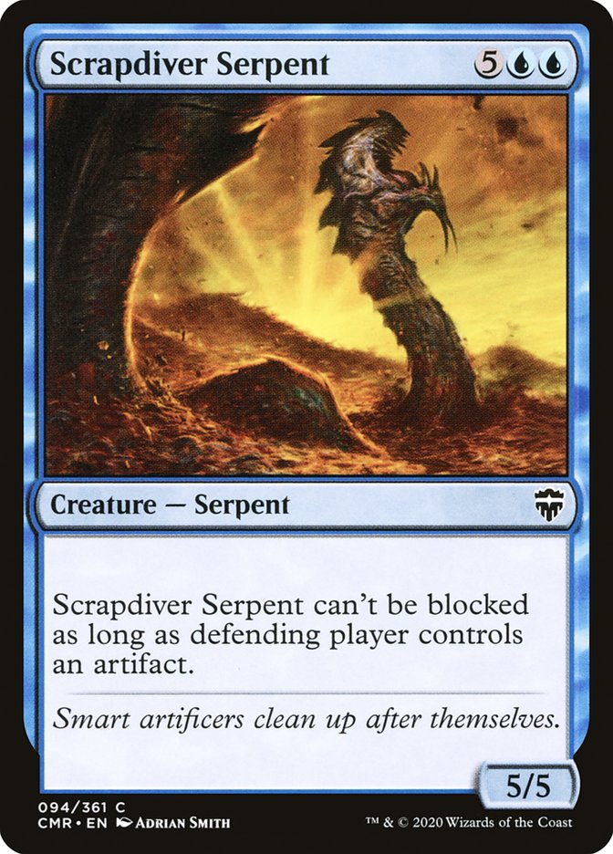 Scrapdiver Serpent [Commander Legends] | Tables and Towers