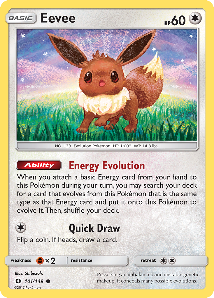 Eevee (101/149) [Sun & Moon: Base Set] | Tables and Towers