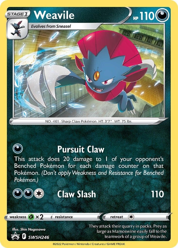 Weavile (SWSH246) [Sword & Shield: Black Star Promos] | Tables and Towers