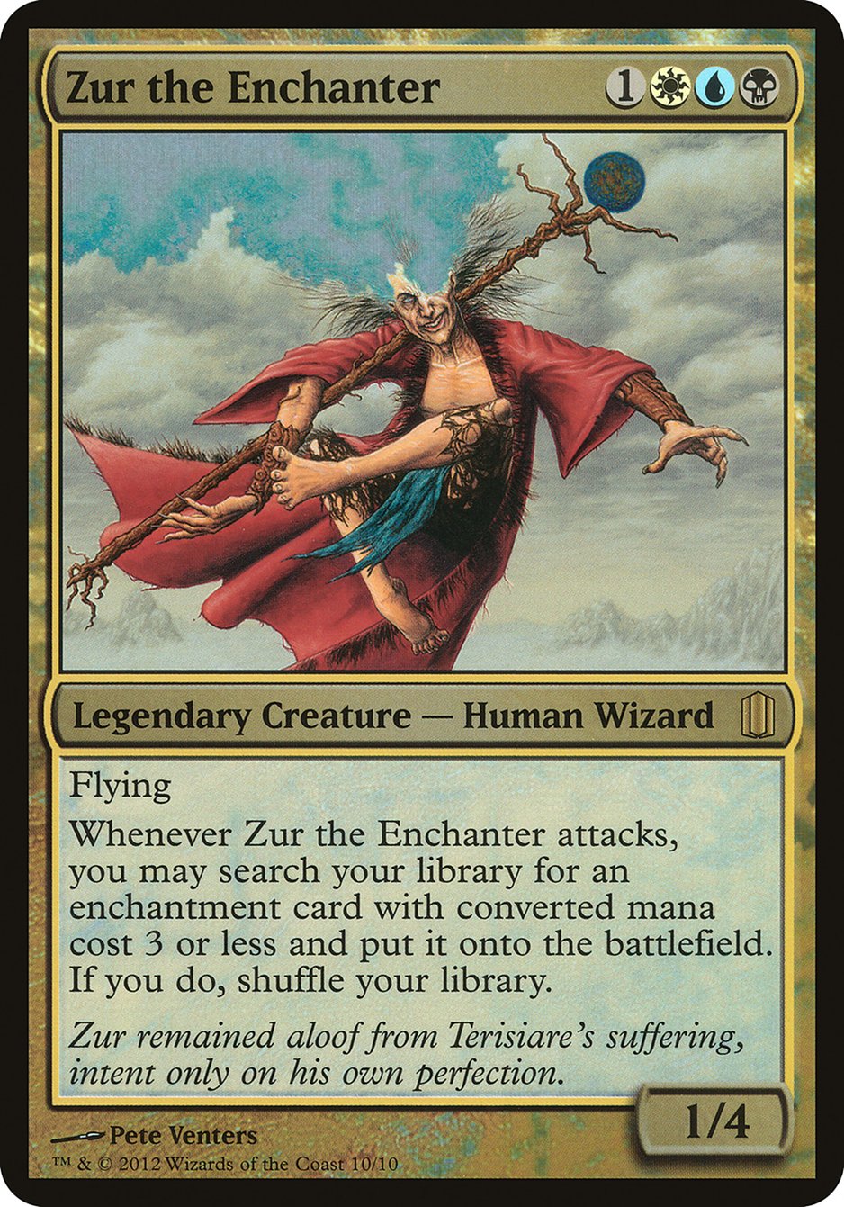 Zur the Enchanter (Oversized) [Commander's Arsenal Oversized] | Tables and Towers